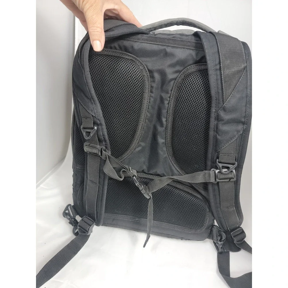 eBags Professional Slim Junior Laptop Backpacks Gray Orange 15.5 Laptop